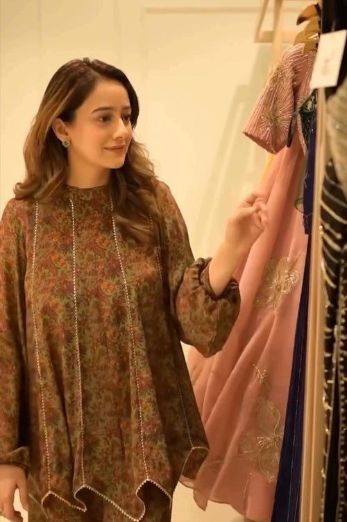 Cotton Silk Co-ord Set